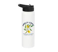 Italy Gift for her Amalfi Coast Italy Sorrento Capri Lemons Stainless Steel Insulated Water Bottle