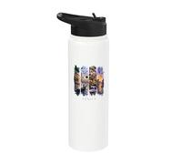 Italy Gondolas, Canals and St. Mark's Square Vacation Venice Stainless Steel Insulated Water Bottle