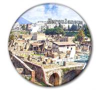 Italy Herculaneum Fridge Magnet Refrigerator Stickers Decorative Magnet Travel Souvenir Crystal Glass