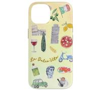 Italy Icons - Watercolor Italian Travel Aesthetic Case for iPhone 14