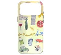 Italy Icons - Watercolor Italian Travel Aesthetic Case for iPhone 17 Pro Max