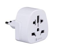 ITALY/IT Adapter Travel Type L Plug to UK English, US USA American, AUS Australia, EU Europe European, Asia, China, Thailand, Ireland Adaptor Universal Worldwide Socket International 3 Pin Prong