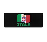 Italy Italia Flag Cute Gaming Mousepad Rubber Base Desk Mat for Home Office Laptop Computer