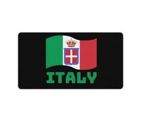 Italy Italia Flag Cute Gaming Mousepad Rubber Base Desk Mat for Home Office Laptop Computer