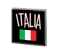 Italy Italian Flag Funny Lapel Tie Pin Buttons Brooch Badge Pin Clothes Hat Accessories for Men Women