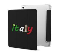 Italy Italian Flag Italia Leaning Tower Tablet Case with Pencil Holder Protective Cover Design Compatible for IPAD 2020 AIR 4 (10.9in)