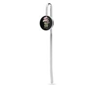 Italy Italian Italia Daisy Bellis Funny Bookmark with Hook Metal Reading Accessories for Book Lovers