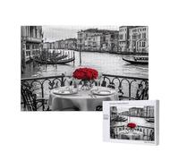Italy Jigsaw Puzzles for Adults 1000 Flower Large Jigsaw Puzzles for Adults, Funny/Difficult/Impossible/Challenging Decompression Games, As a Birthday for Women and Men 2T-691