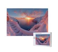 Italy Jigsaw Puzzles for Adults 120, Sunset Puzzles for Adults Wooden, Funny/Difficult/Impossible/Challenging Decompression Games, As a Birthday and Holiday Decor Gift for Women and Men M-926