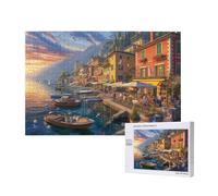Italy Jigsaw Puzzles for Adults 3000, Ocean Puzzles for Adults Wooden, Funny/Difficult/Impossible/Challenging Decompression Games, As a Birthday and Holiday Decor Gift for Women and Men M-193