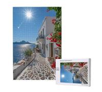Italy Jigsaw Puzzles for Adults 500, Landscape Large Wooden Puzzles for Adults, Funny/Difficult/Impossible/Challenging Decompression Games, As a Birthday for Women and Men 2T-1826