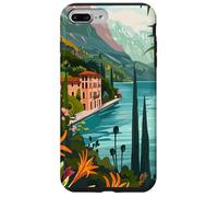 Italy Lake Garda Illustration Case for iPhone 7 Plus/8 Plus