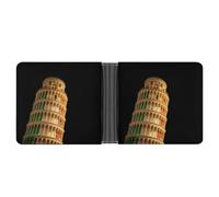 Italy Leaning Tower of Pisa Leather Wallet with 12 Card Holder