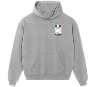 Italy Monopoly Card Men's Hoodie - Gray / XL