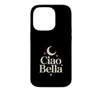 Italy Moon Night Retro Ciao Bella Design Case for iPhone 14 Pro