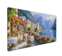 Italy Mouse Mat 700x400 mm Large Mouse Pad Landscape Waterproof Desk Mat with Non-Slip Rubber Base, Smooth Surface to Improve Precision and Speed, xxl Gaming Mousepad for Computer, PC, Laptop 2S-947