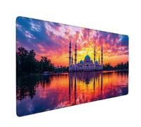Italy Mouse Pad St. Peter'S Basilica Large Mouse Mat 70 x 30cm Desk Mat Large Non-Slip Rubber Base-Smooth Cloth Surface, Durable Stitched Edges Desk Pad for Gaming, Computer Accessories (Italy) 57212t