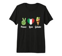 Italy Peace Love Italian Gelato Premium T-Shirt