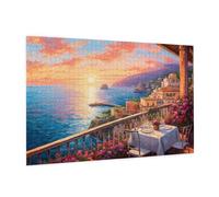 Italy Piece Jigsaw Puzzle 1500 Jigsaw Puzzles for Adults Spend One's Holidays ImpossiblePuzzle Challenging High Difficulty Activity,Gift Box Packaging,Great Gift Idea for Family Friends 87x57CM -1024y