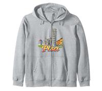Italy Pisa Zip Hoodie