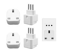 Italy Plug Adapter, 4pcs UK to Italy Plug Adapter, Travel Plugs Adapter Uk to Italys, Italian Adaptor UK