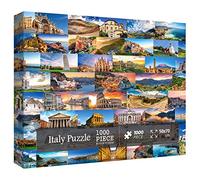 Italy Puzzle 1000 Pieces for Adults, Rome Venice Cinque Terre Travel Puzzles Europe, European Landscape Nature Jigsaw Puzzles Scenery 27.5 x 19.7 in