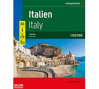 Freytag & Berndt – Italy Road Atlas (1:150,000) – Spiral binding, Camping sites & leisure info