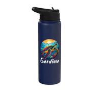 Italy Sardinia Souvenir/Sardegna/Sardinia Stainless Steel Insulated Water Bottle