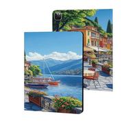 Italy Seaside Town Tablet Case Protective Case Stand Cover