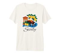 Italy Sicily Souvenir/Sicily Premium T-Shirt