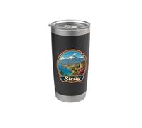 Italy Sicily Souvenir/Sicily Stainless Steel Insulated Tumbler