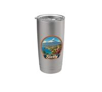 Italy Sicily Souvenir/Sicily Stainless Steel Insulated Tumbler