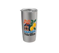 Italy Sicily Souvenir/Sicily Stainless Steel Insulated Tumbler