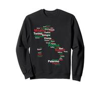 Italy Silhouette, Italy Flag, Italy Cities, Travel Italy Sweatshirt