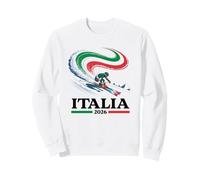 Italy Ski Racer Design Winter Sports Alpine Speed design Sweatshirt