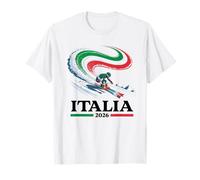 Italy Ski Racer Design Winter Sports Alpine Speed Design T-Shirt