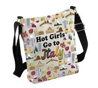 Italy Travel Gift Hot Girls Go to Italy Crossbody Bag Italy Lover Gift Italy Souvenir Gift Italy Welcome Gift for Her (ItalyBag)