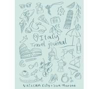 Italy Travel Journal: Large Blue Cover