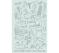 Italy Travel Journal: Small Blue Cover