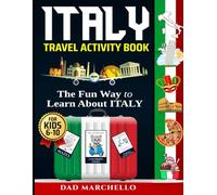 Italy: Travel Puzzle Book for Kids 6-10, Italian-themed activities: sudoku, mazes, word search, coloring pages, crosswords, fun facts & more.: Travel Activity Book with games and puzzles for Kids