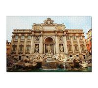 Italy Trevi Fountain Rome Jigsaw Puzzle 100 Piece Game Artwork Travel Souvenir 45.5x35.5CM