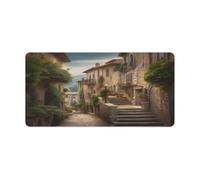 Italy Tuscan Desk Pad Protector 12"x24" Large Non-Slip Rubber Mouse Pads Office Desk Mat Waterproof Laptop Desk Writing Pad Desk Blotter for Office Home Desktop Decor
