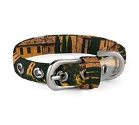 Italy Tuscan Dog Collar Adjustable Soft and Comfortable Puppy Collars with Metal Buckle Pet Collar for Small Medium Pet