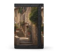 Italy Tuscan Wallet,Credit Card Holder,Three-fold Wallet for Passport Covers, Purse Passport Bag for Men Women