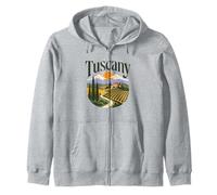 Italy Tuscany Zip Hoodie