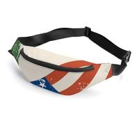 Italy U.S. Flag Belt Bag for Women Men Crossbody Fanny Pack Fashion Waist Packs with Adjustable Strap