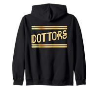 Italy University Italian Dottore Male Student Graduates Zip Hoodie