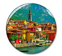 Italy Varenna Lake Como Fridge Refrigerator Magnet Decorative Magnet Sticker Travel Souvenir Collection Tourist City Gift Whiteboard Kitchen