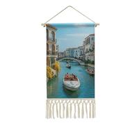 Italy Venetian Canals Hanging Poster Personalized Poster Hanger Frame Canvas Artwork for Wall Decor