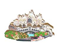 Italy Venice Magnet Fridge Magnet Wooden 3D Landmarks Travel Collectible Souvenirs Decoration Handmade